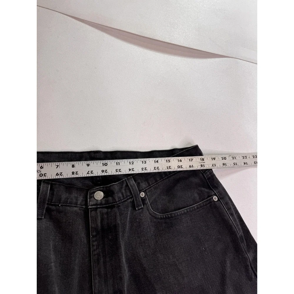 Levis Jeans Mens 38x34 Gray Denim Relaxed Fit Straight Charcoal Wash Pants